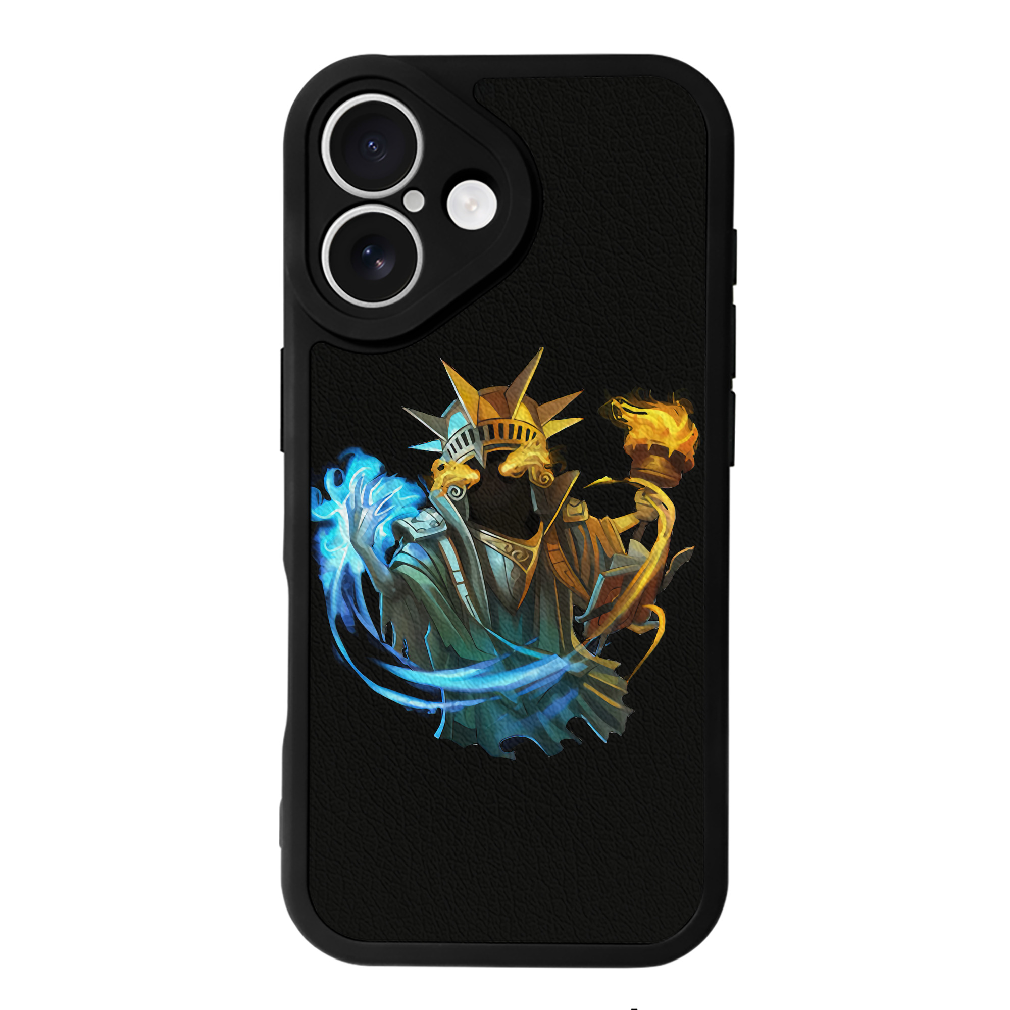 リーグ・オブ・レジェンド League of Legends LOL 【iPhone 16シリーズ対応】シリコンスマホケース（レザー調） 材質：シリコン